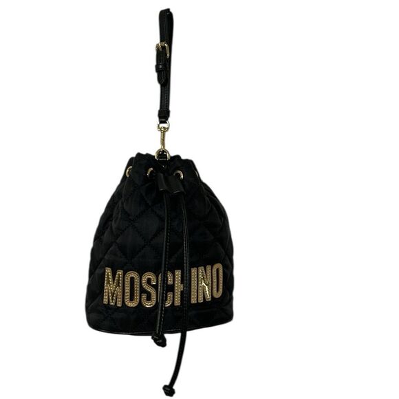 Authentic Moschino Black Nylon Crossbody Bag - Picture 6 of 14